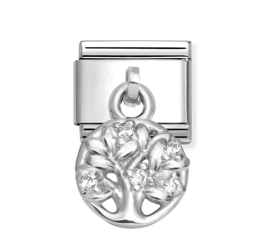 Nomination Silver Tree of Life Dangle Charm