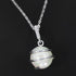 Entwined Pearl Silver Plated Necklace