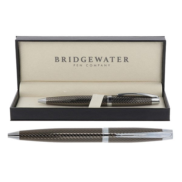 Bridgewater Lancaster Gunmetal & Chrome Ball Pen