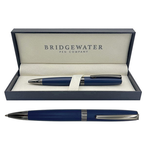 Bridgewater Hereford Navy & Gunmetal Ball Pen