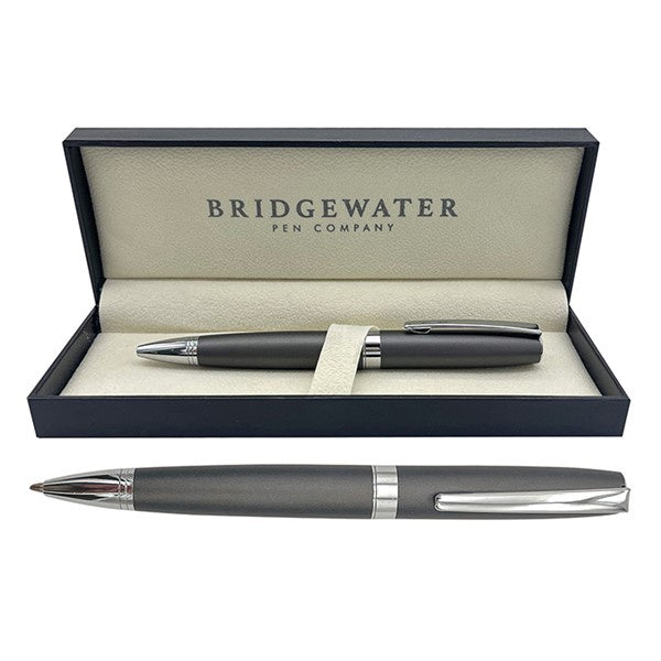 Bridgewater Hereford Grey & Chrome Ball Pen