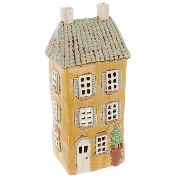 Village Pottery Garden House/Shutter Tealight