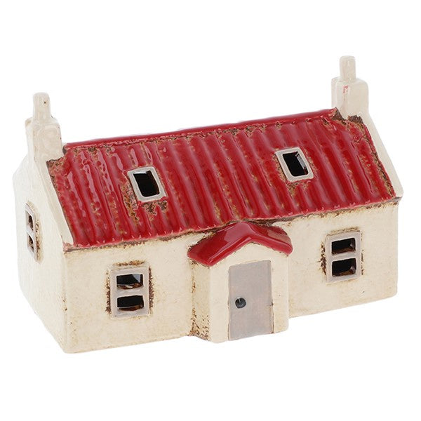 Village Pottery Croft House Red Tin Roof