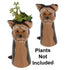 Village Pottery Top Dog Yorkshire Terrier Vase