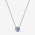 Pandora Blue Pansy Flower Pendant Necklace 390770C01-50