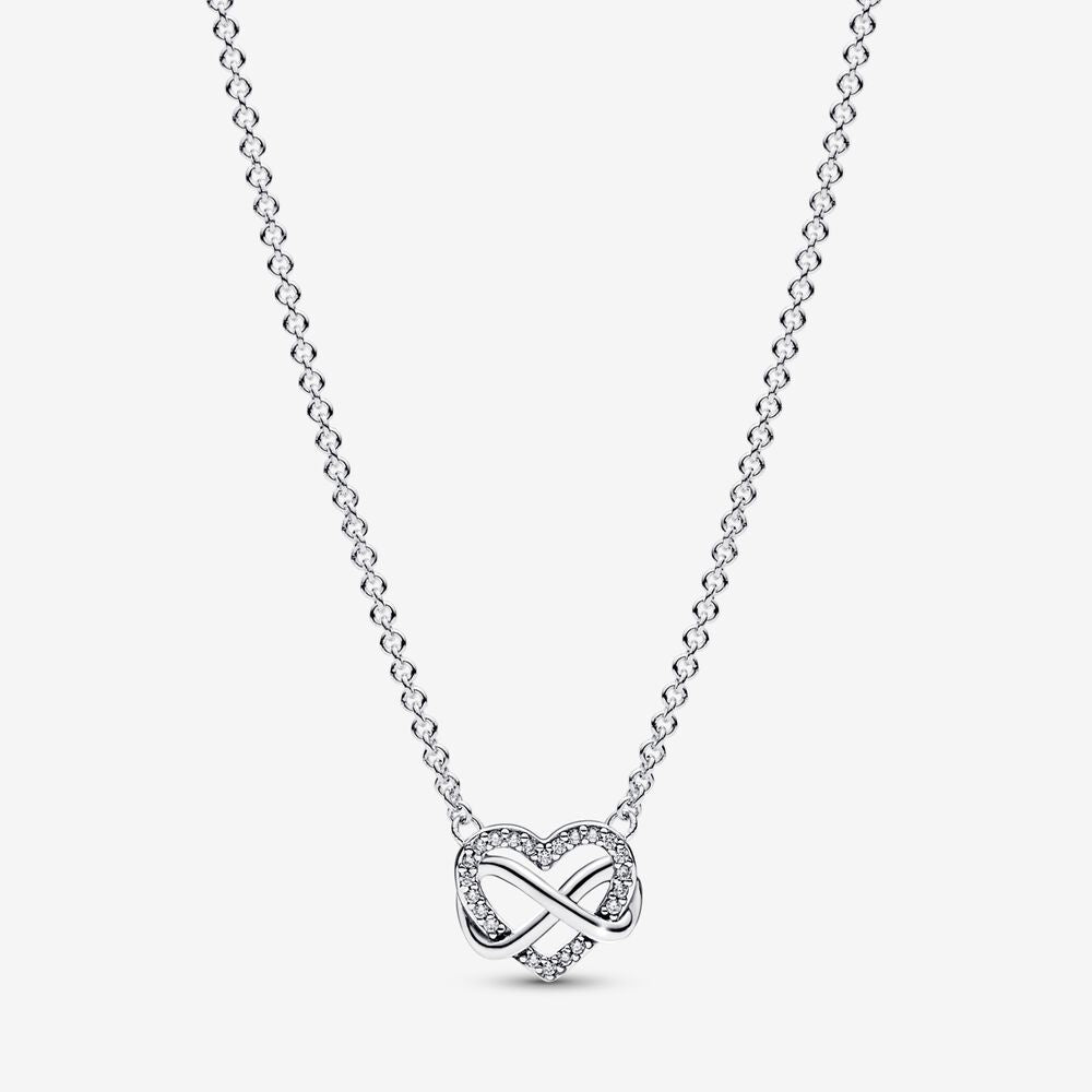 Pandora Sparkling Infinity Heart Collier Necklace