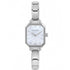 Nomination Watches- Stainless Steel Paris Rectangular Watch With Mother Of Pearl Face
