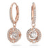 Swarovski Sparkling Dance Rose Tone Earrings