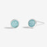 Joma March Aqua Crystal Birthstone Boxed Earrings