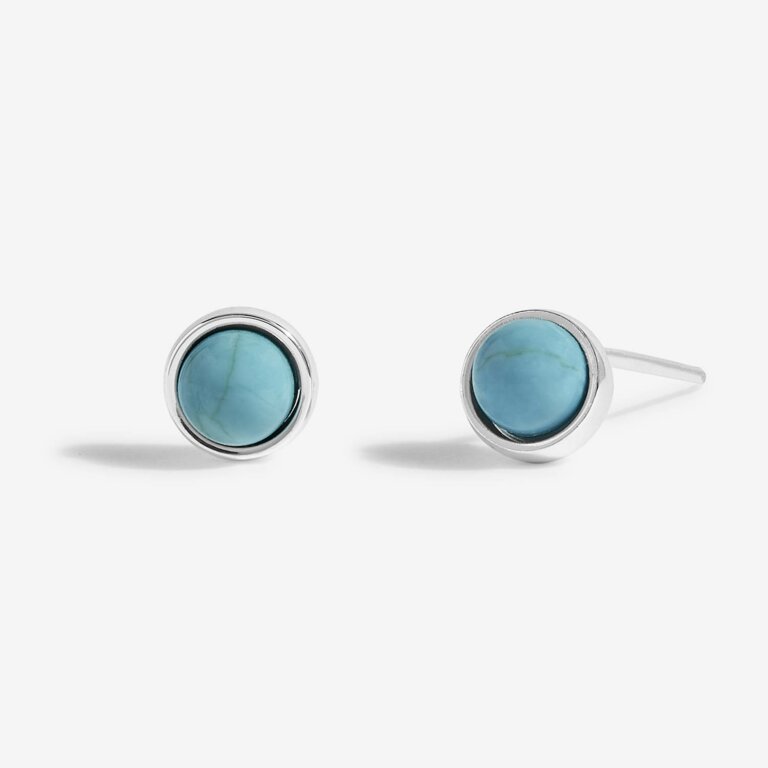 Joma December Turquoise Birthstone Boxed Earrings