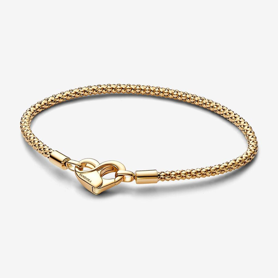 Pandora Moments Shine Studded Chain Bracelet