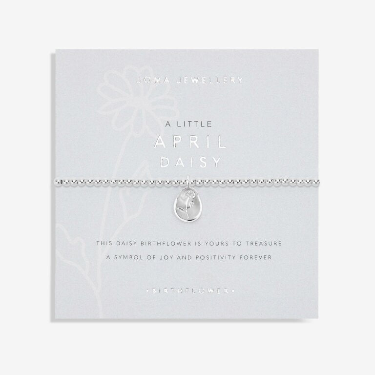 Joma Birthflower A Little April Daisy Bracelet