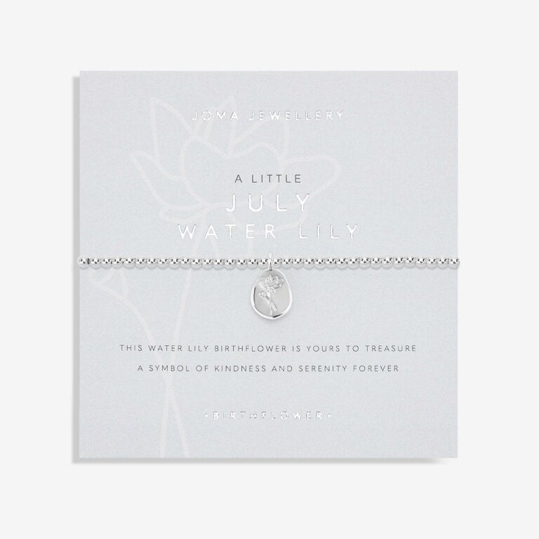 Joma Birthflower A Little July Water Lily Bracelet