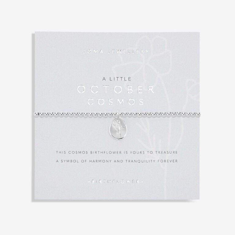 Joma Birthflower A Little October Cosmos Bracelet