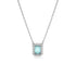 Swarovski Rhodium Millenia Blue Necklace