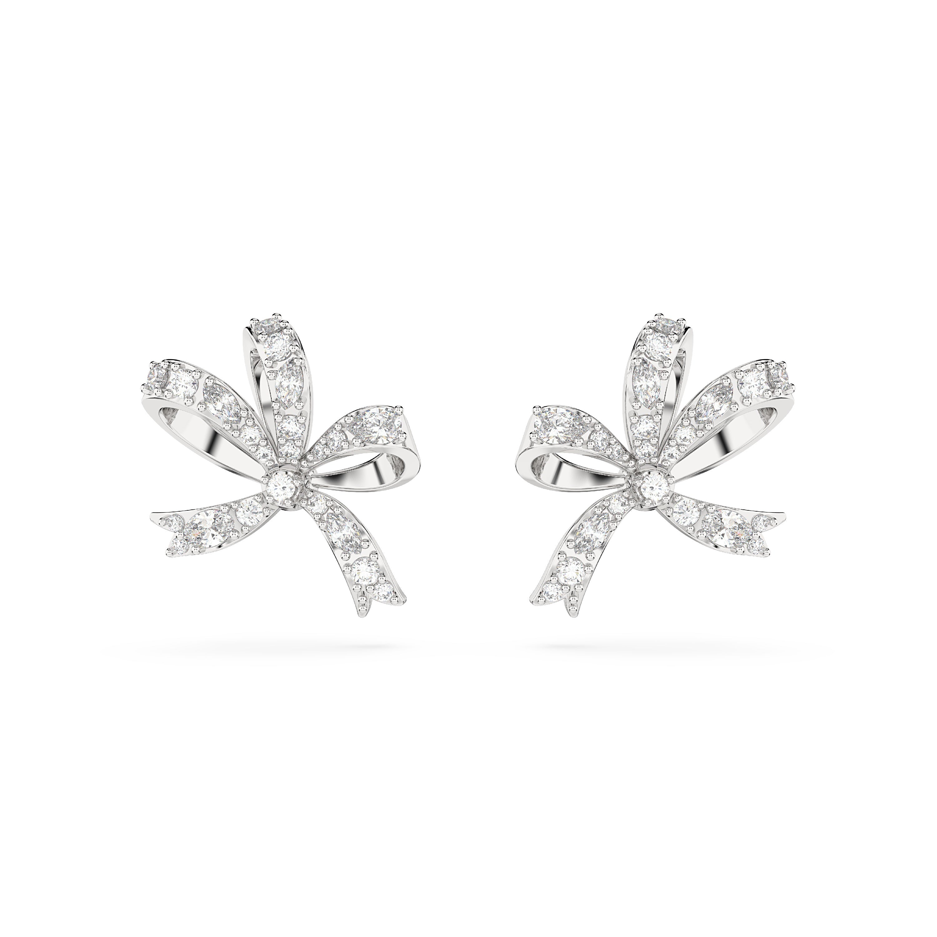 Swarovski Volta Rhodium White Earrings