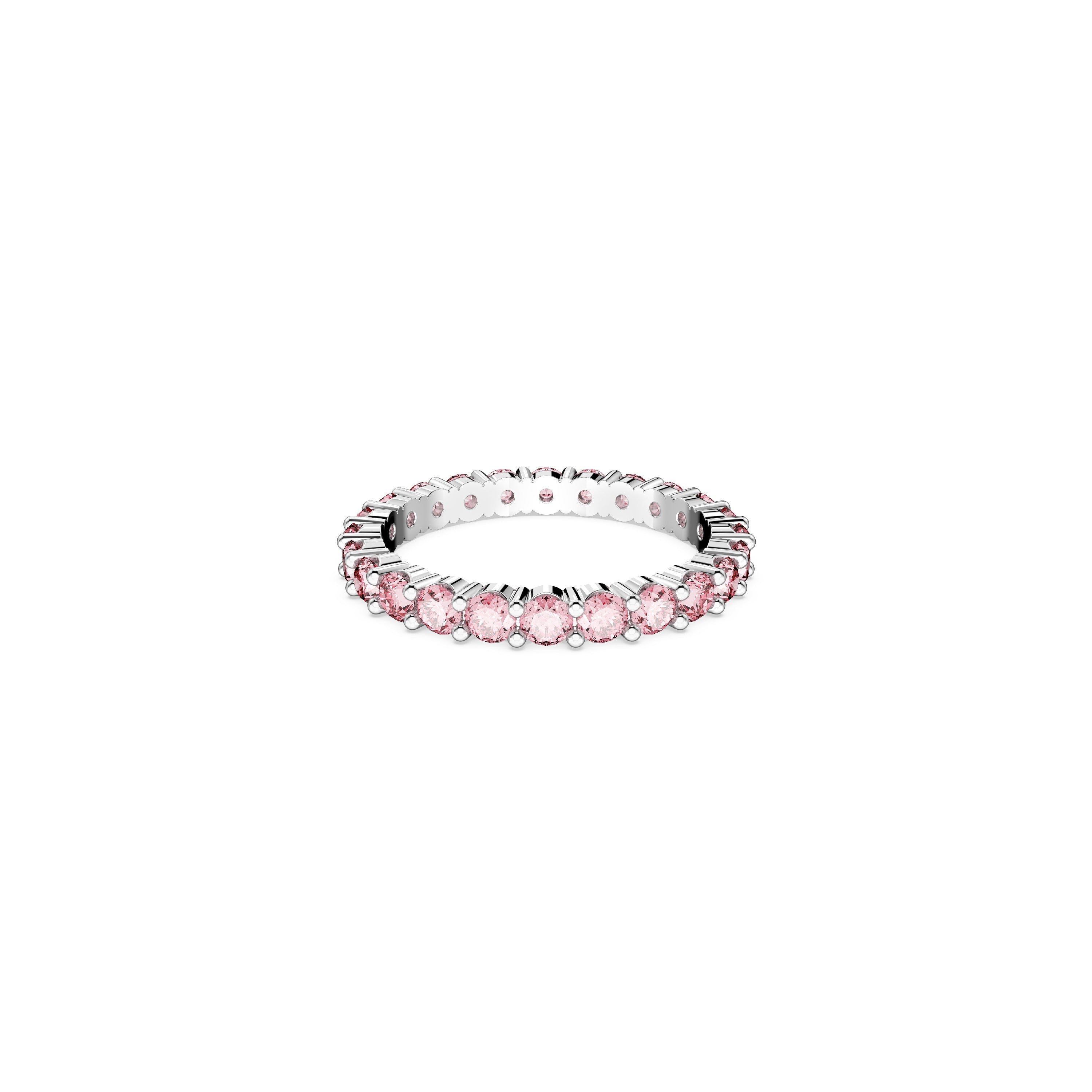 Swarovski Matrix Rhodium Pink Ring