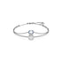 Swarovski Stilla Rhodium Blue Bangle