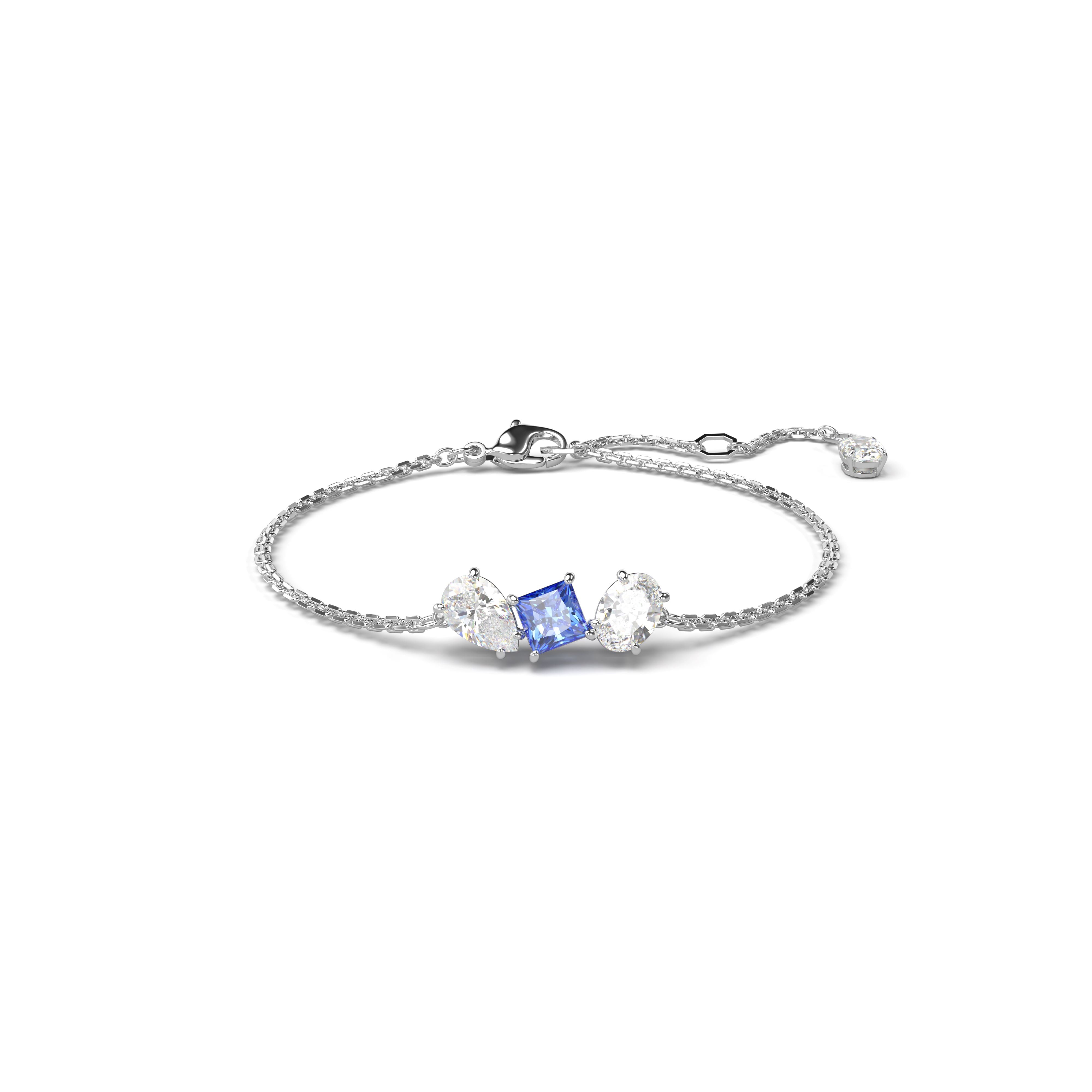 Swarovski Mesmera Rhodium Blue Bracelet