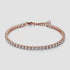 Pandora 14k Rose Gold Plated Sparkling Tennis Bracelet