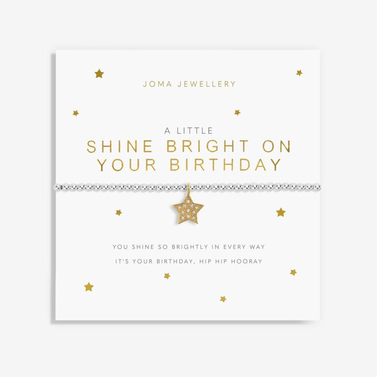 Joma A Little Shine Bright On Your Birthday Bracelet