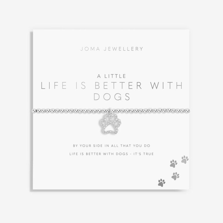 Joma A Little Life Is Better With Dogs Bracelet