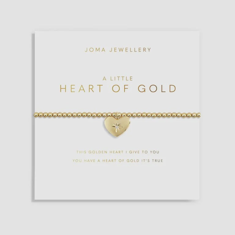 Joma Golden Glow A Little Heart Of Gold Bracelet