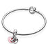 Pandora Mum Script Heart Dangle Charm