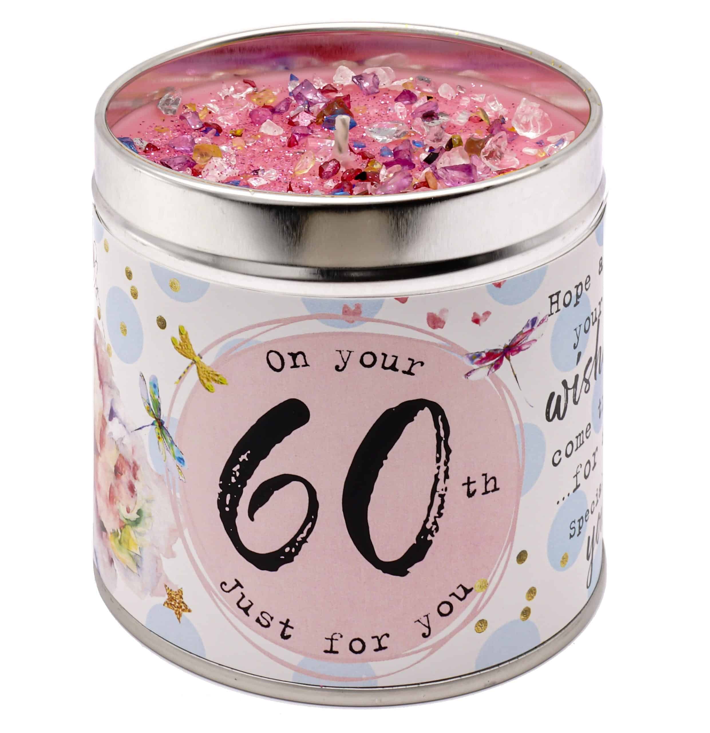 Just Because 60th Candle Tin