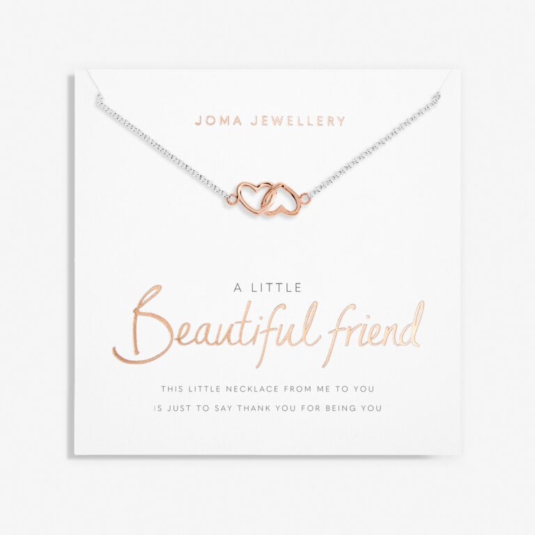 Joma A Little Beautiful Friend Rose Necklace