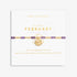 Joma A Little February Birthstone Amethyst Gold Bracelet