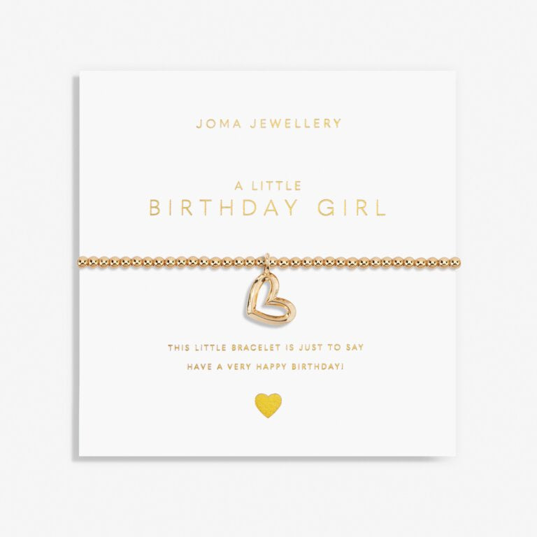 Joma Gold A Little Birthday Girl Bracelet