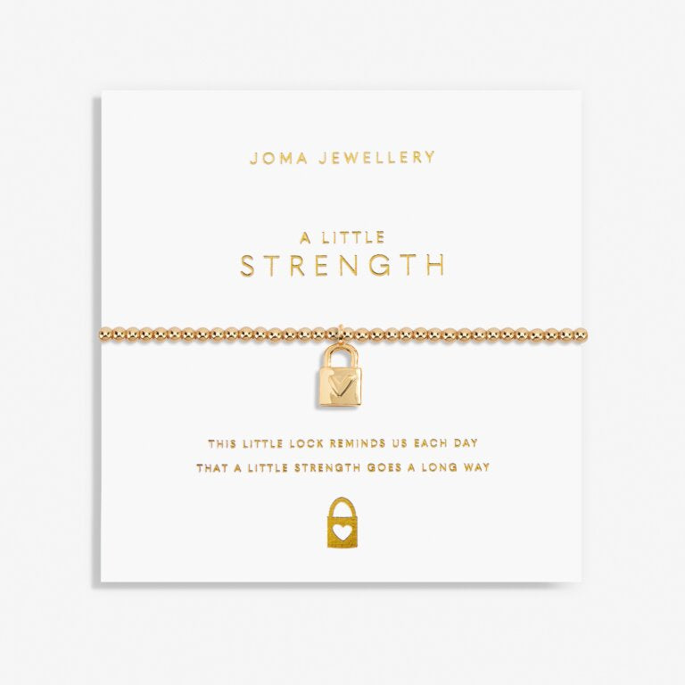 Joma Gold A Little Strength Bracelet