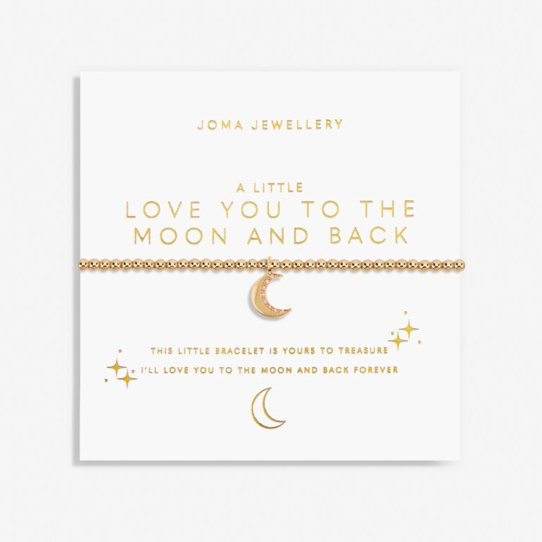 Joma Gold A Little Love You To The Moon & Back Bracelet