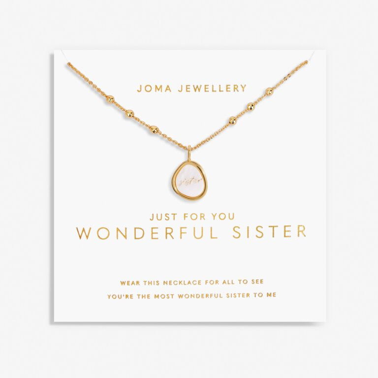 Joma My Moments Just For You Wonderful Sister Necklace
