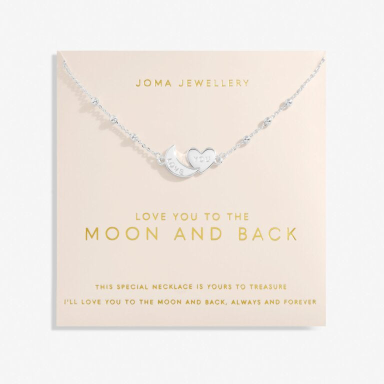 Joma Forever Yours Valentine's Love You To The Moon & Back Necklace