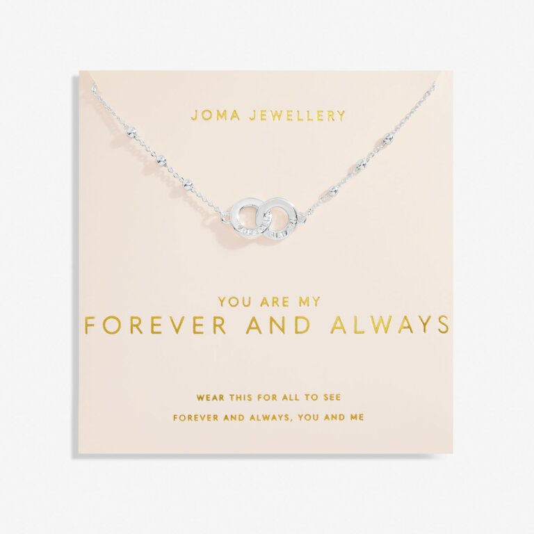 Joma Forever Yours Valentine's You Are My Forever & Always Necklace