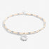 Joma Boho Beads Sun White & Silver Bracelet