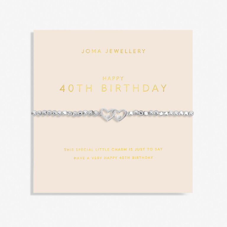 Joma Forever Yours 40th Birthday Bracelet