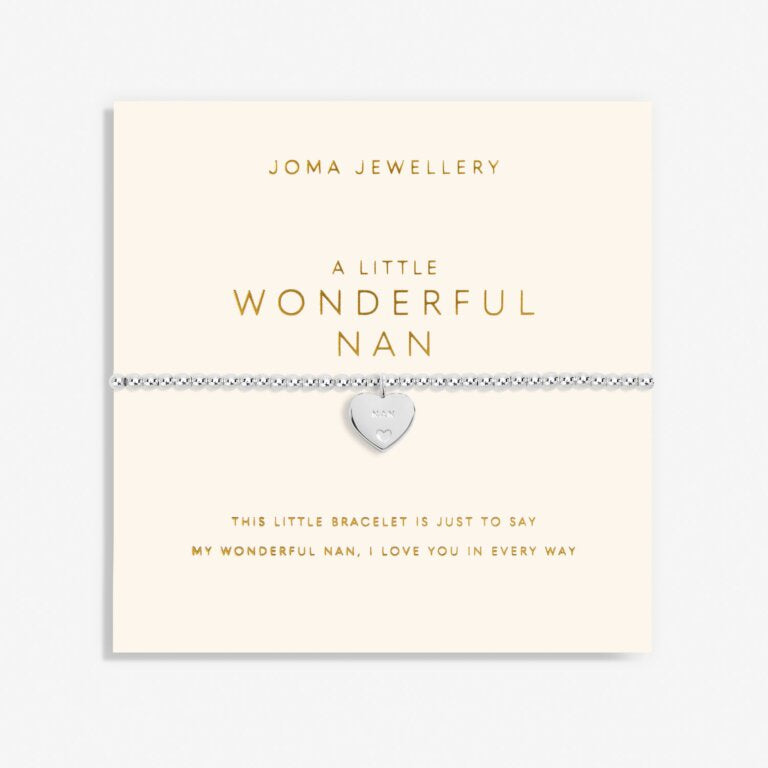 Joma Mother's Day Grandparent A Little Wonderful Nan Bracelet