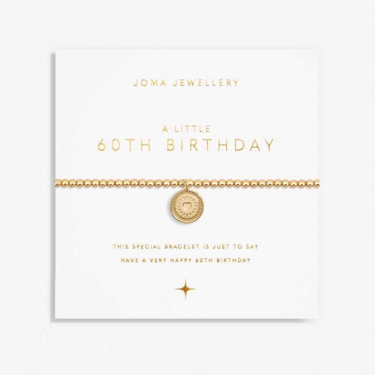 Joma A Little Gold 60th Birthday Bracelet