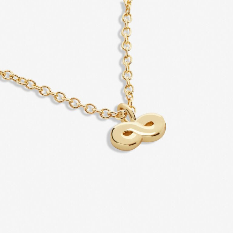 Joma Mini Charms Infinity Gold Necklace