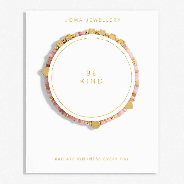 Joma Happy Little Moments Be Kind Gold Bracelet