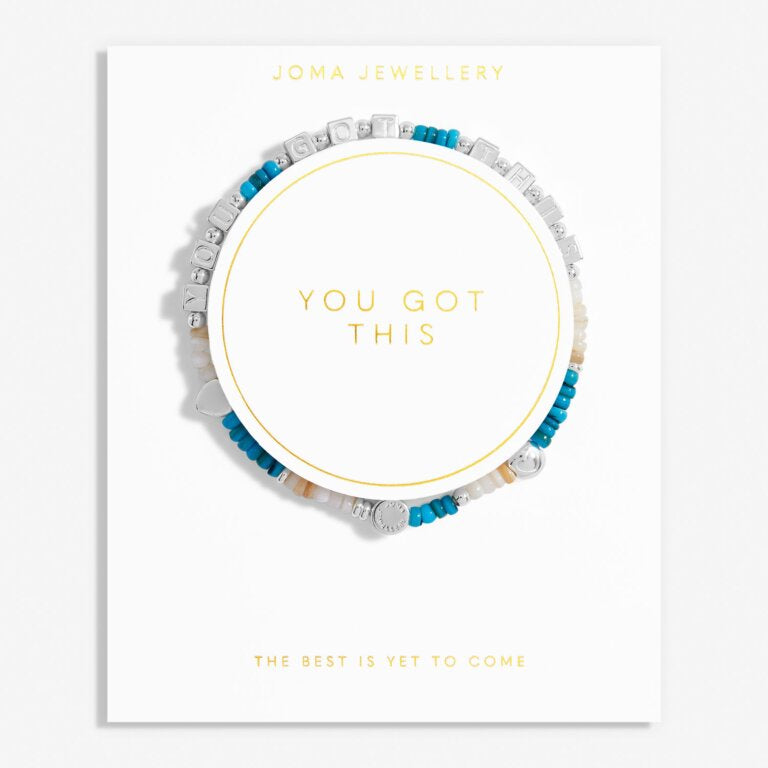 Joma Happy Little Moments You Got This Silver Bracelet