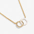 Joma Beau White Enamel Linked Necklace