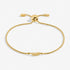 Joma Mini Charms Feather Gold Bracelet