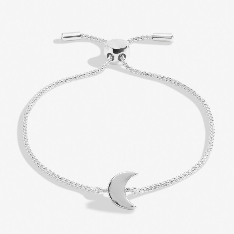 Joma Mini Charms Moon Silver Bracelet