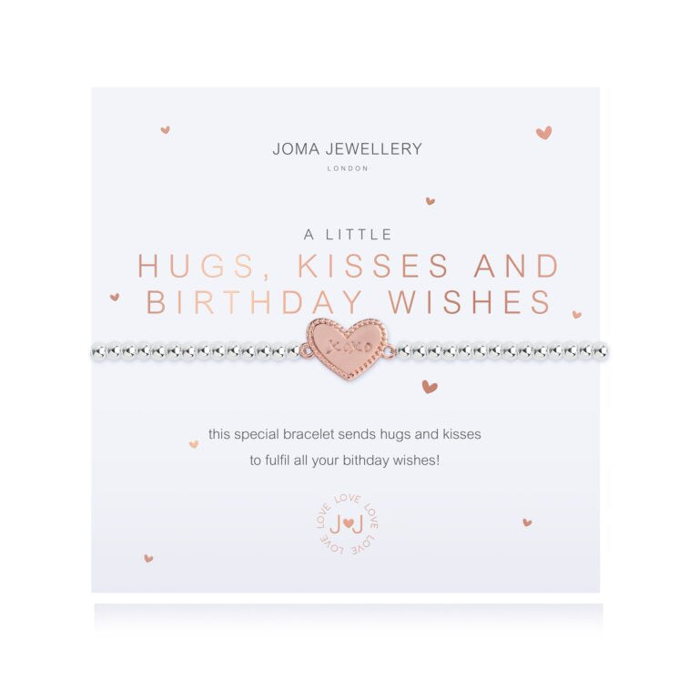 Joma A Little Hugs Kisses & Birthday Wishes Bracelet