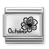 Nomination Silver October Flower Charm