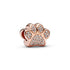 Pandora Rose Sparkling Paw Print Charm 781714C01